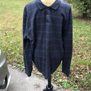 Van Heusen Dark blue long sleeve pullover size XXL